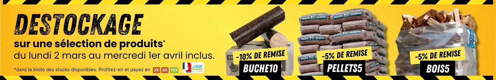 Bannière déstockage
